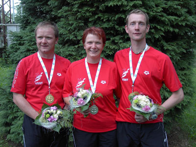 Die Delitzscher EM-Starter (Dirk und Heike Preuß, Daniel Sonnekalb - von links) Die Delitzscher EM-Starter (Dirk und Heike Preuß, Daniel Sonnekalb - von links)